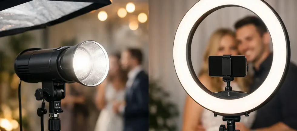 Strobe Lighting vs Ring Light for Events