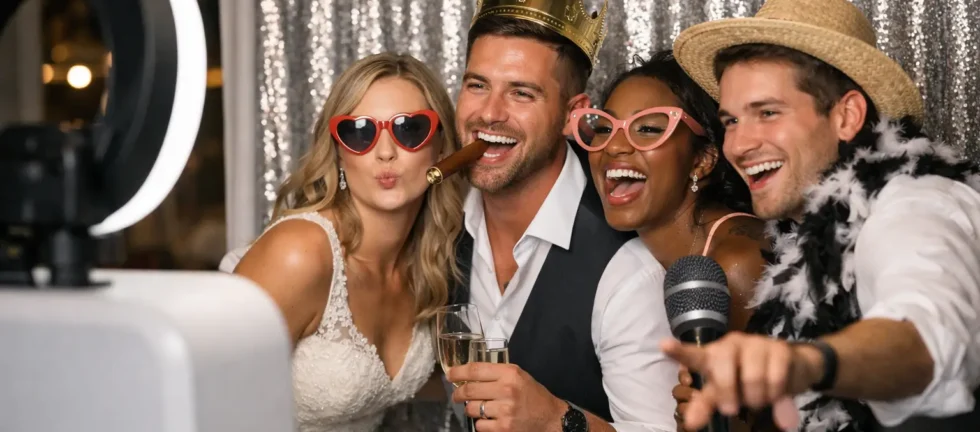 A Wedding Photo Booth Guest Engagement Example
