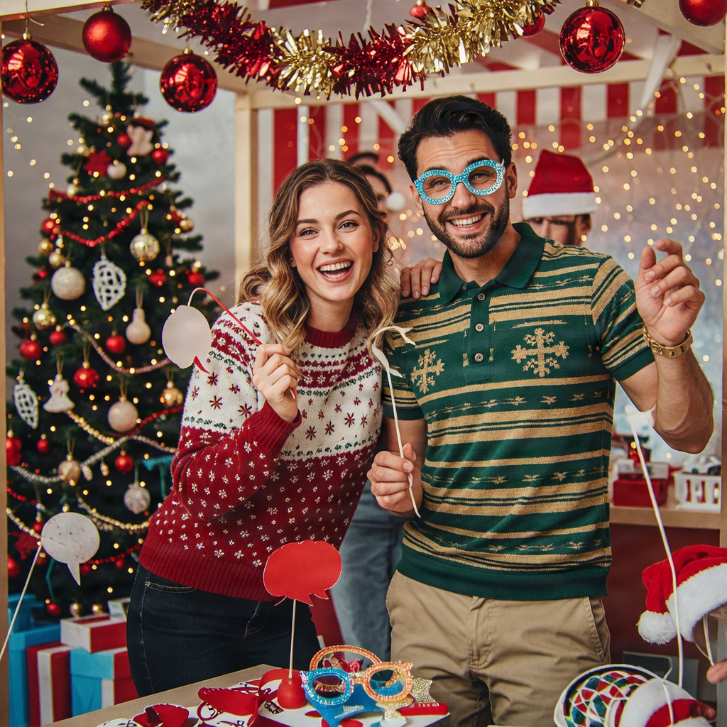 Festive Christmas Party Photo Booth